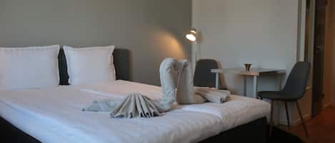 Deluxe Double Room | 1 bedroom, premium bedding, desk, blackout drapes