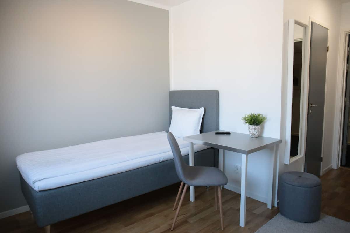 Yhden hengen deluxe-huone | Ylelliset vuodevaatteet, työpöytä, pimennysverhot, silitysrauta/-lauta