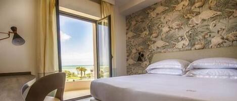 1 Schlafzimmer, hochwertige Bettwaren, Minibar, Zimmersafe