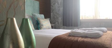 Literie de qualité supérieure, couette en duvet d'oie