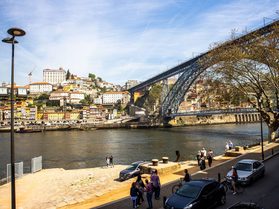 Blick von der Unterkunft