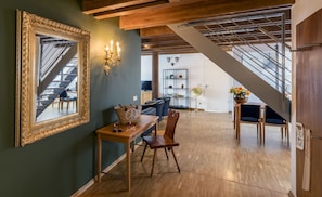 Superior Apartment, 4 Bedrooms, 2 Bathrooms, Resort View | Living area | Flat-screen TV