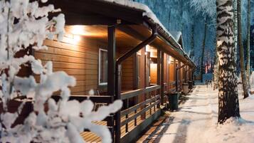 Front of property – evening/night