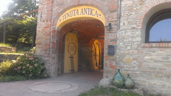 Entrée de l’hébergement