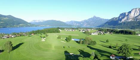 Blick von der Unterkunft