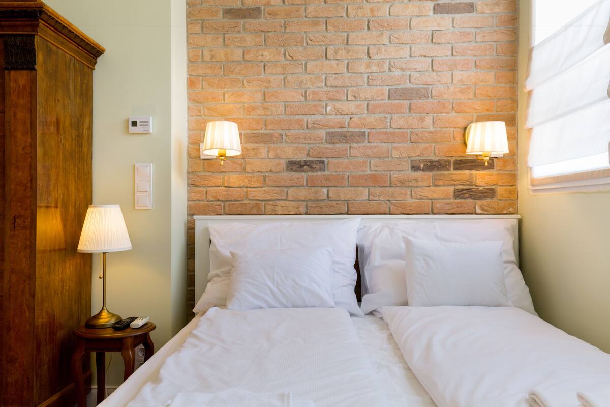 Estudio Premier, 1 cama de matrimonio | Ropa de cama de alta calidad, escritorio, sistema de insonorización