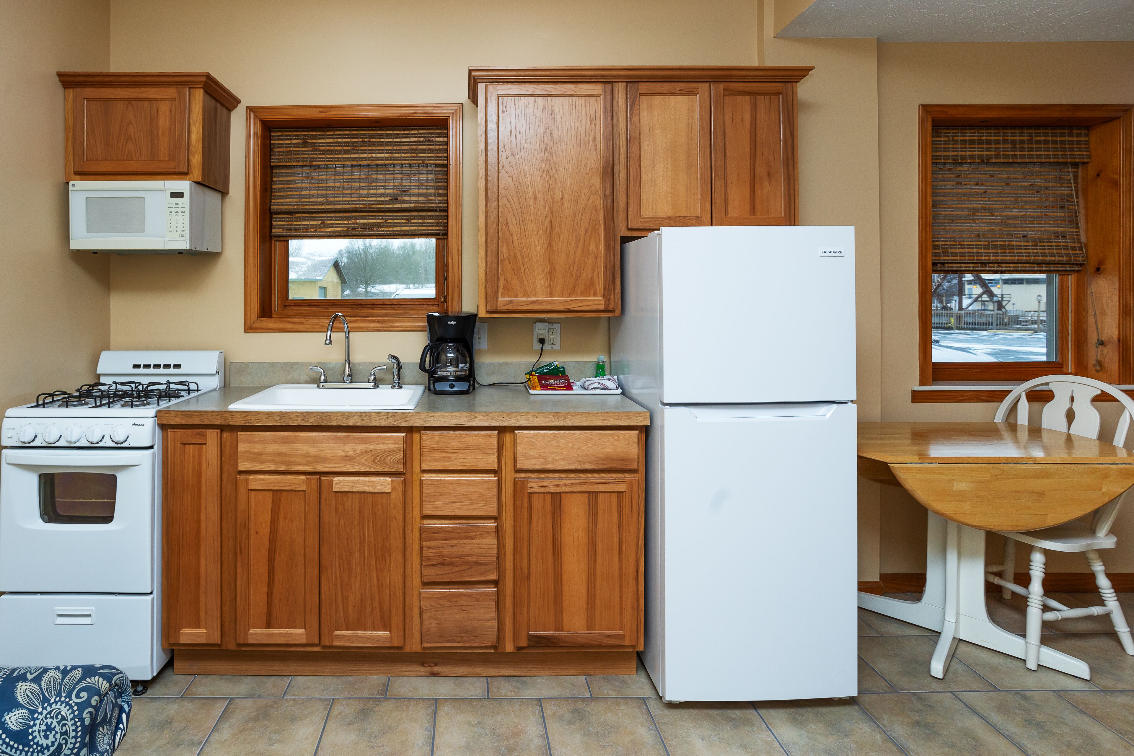 two bedroom suite 12 | private kitchen | coffee/tea maker