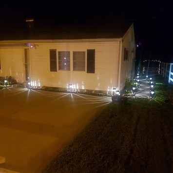 Private entrance to the unit located on the right side of the home.