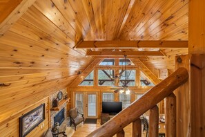 Smart TV, chimenea, videojuegos y reproductor de DVD