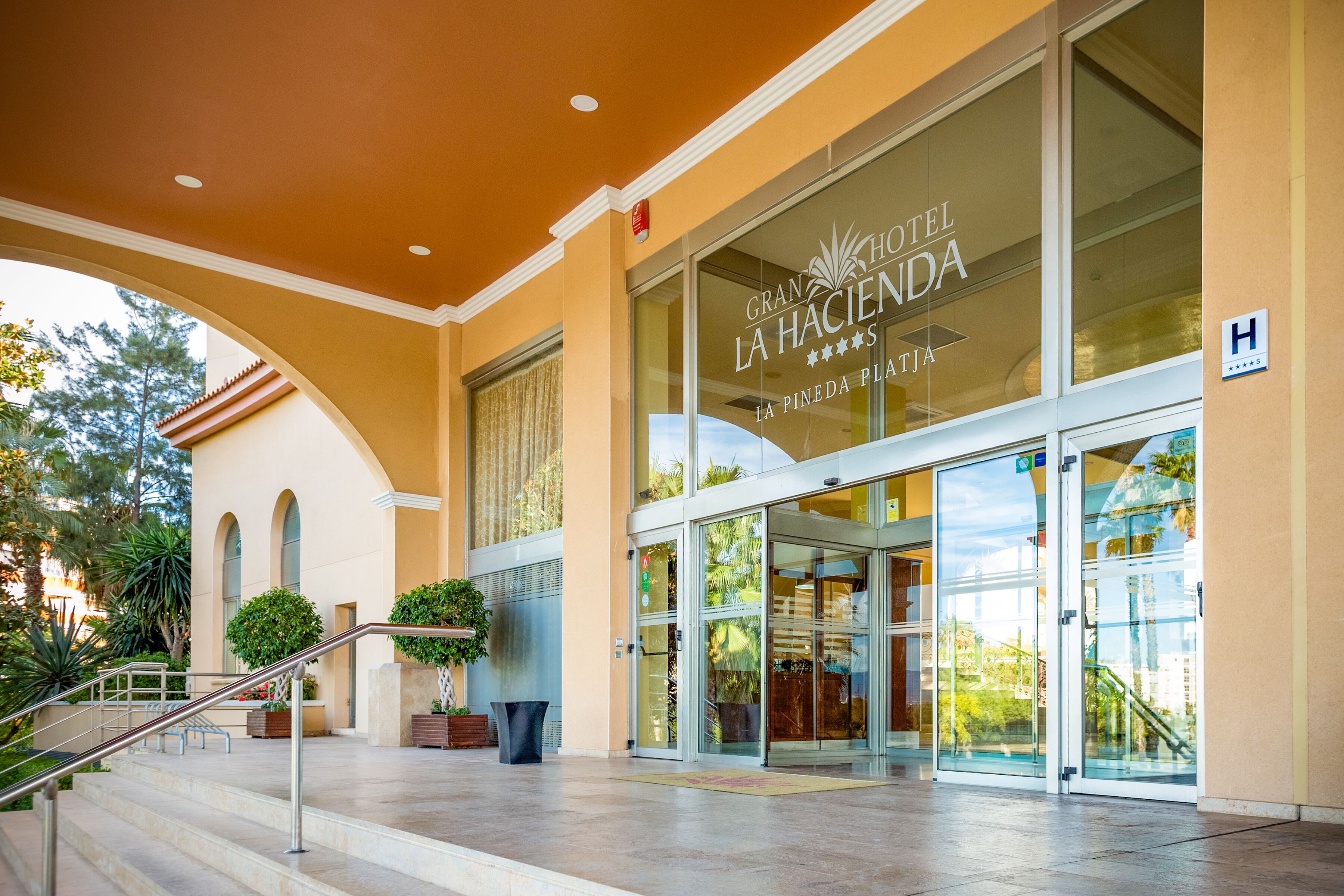 Voorkant van accommodatie