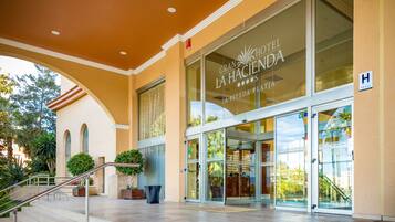 Voorkant van accommodatie