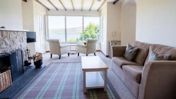 Ferienhaus, 1 Schlafzimmer, Seeblick | Wohnbereich