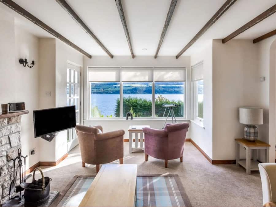 Uitzicht op het meer