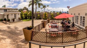 Blick von der Unterkunft