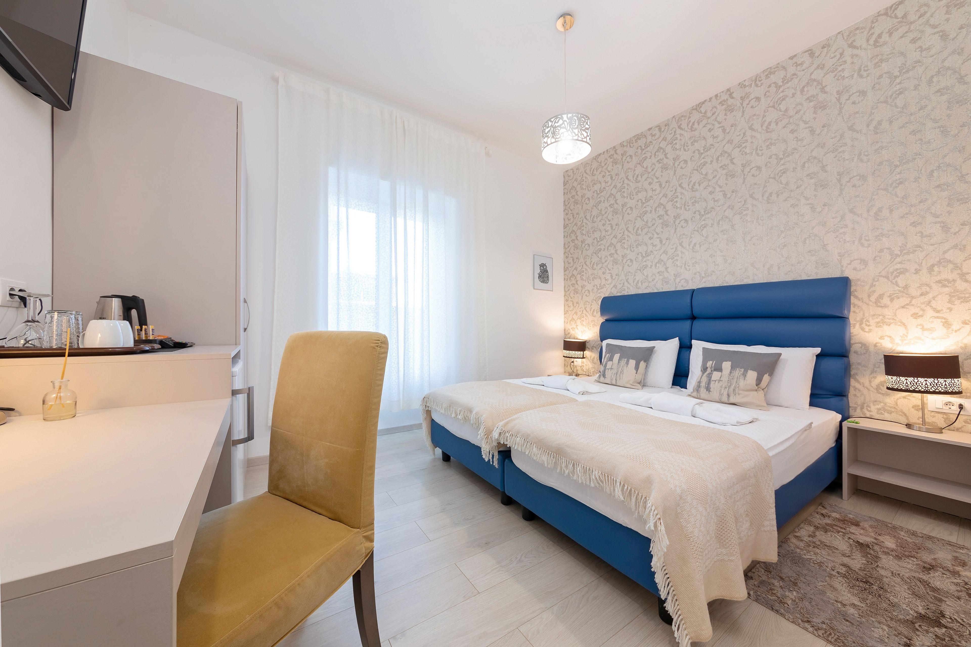 슈피리어 더블룸 또는 트윈룸 | 1 개의 침실, 고급 침구, 오리/거위털 이불, 객실 내 금고