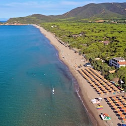 Vue sur la plage/l’océan