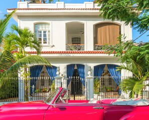 Overnatningsstedets facade