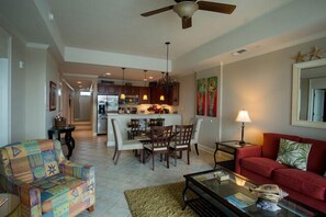 Smart TV, DVD player, books, music library - 5 Star Luxury Wharf Condo 509 -  Book Now for Spring, Summer, and Fall! (Orange Beach)