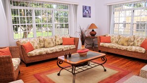 House, Multiple Beds, Beach View (ZenBreak Seagaze Beach House) | Living area | Flat-screen TV - ZenBreak - Seagaze Villa (Gibbes)