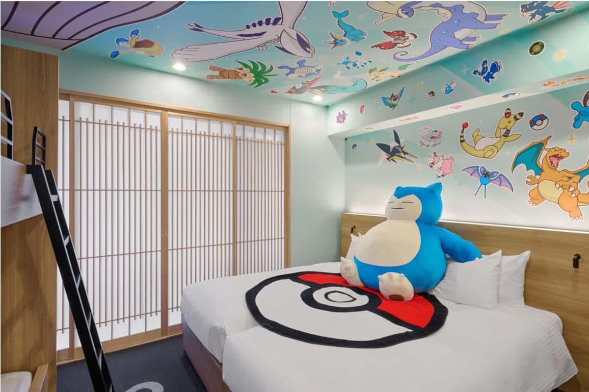 Pokémon ROOM | Hypo-allergenic bedding, in-room safe, desk, soundproofing