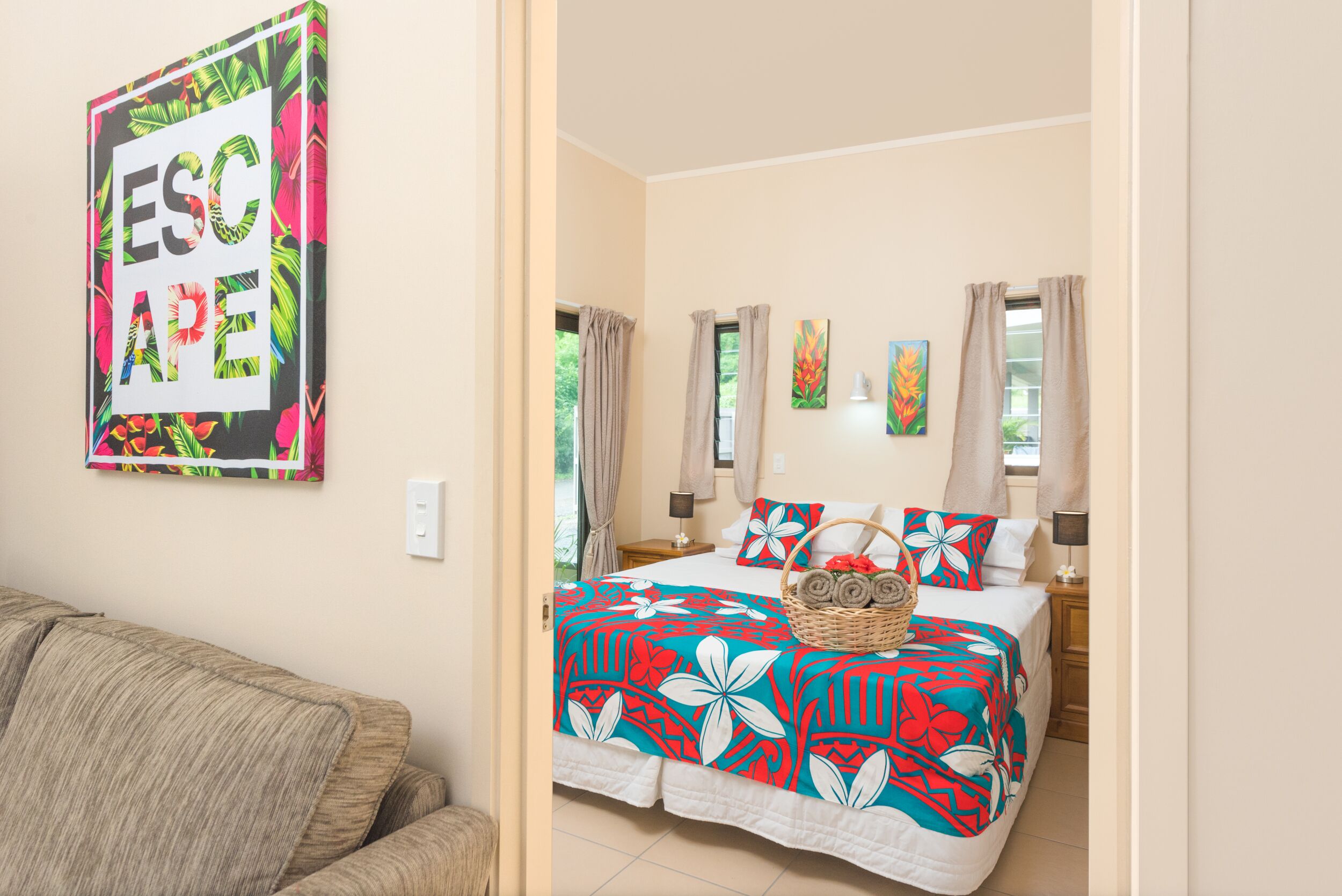 Villa, 4 soverom (Tuoro) | 1 soverom, skrivebord for bærbar PC og strykejern/-brett