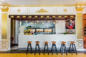 Mostrador para check-in y check-out