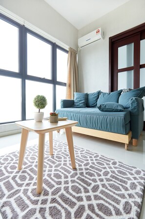 Studio, 1 Bedroom | Living area | Flat-screen TV - JBNB 1 Medini Homestay (Iskandar Puteri)