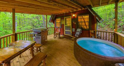 Bear Creek Lodge and Cabins in Helen Ga - Pet Friendly, River on Property, Walking Distance to downtown Helen
