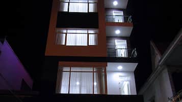 Front of property - evening/night