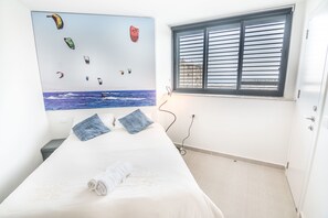 Design Apartment, 1 Bedroom, Ocean View, Sea Facing (Soof) | 1 bedroom, in-room safe, individually decorated, individually furnished - Apartment With Sea View - Eilat (Eilat)