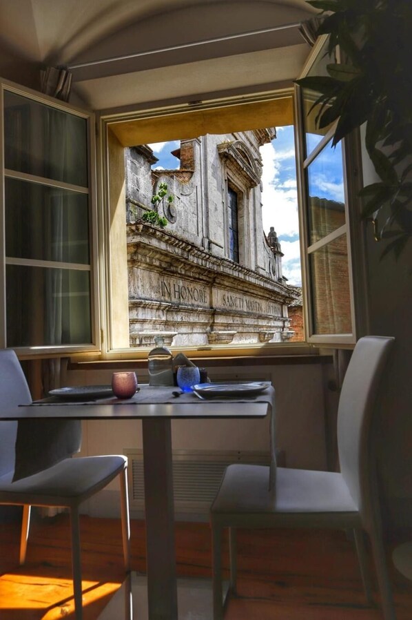 Vue depuis l’hébergement