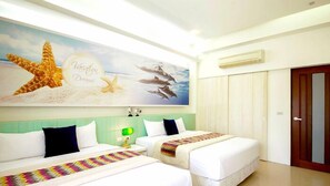 Elite Quadruple Room | Premium bedding, down comforters, individually decorated - Spring Villa (Dongshan)