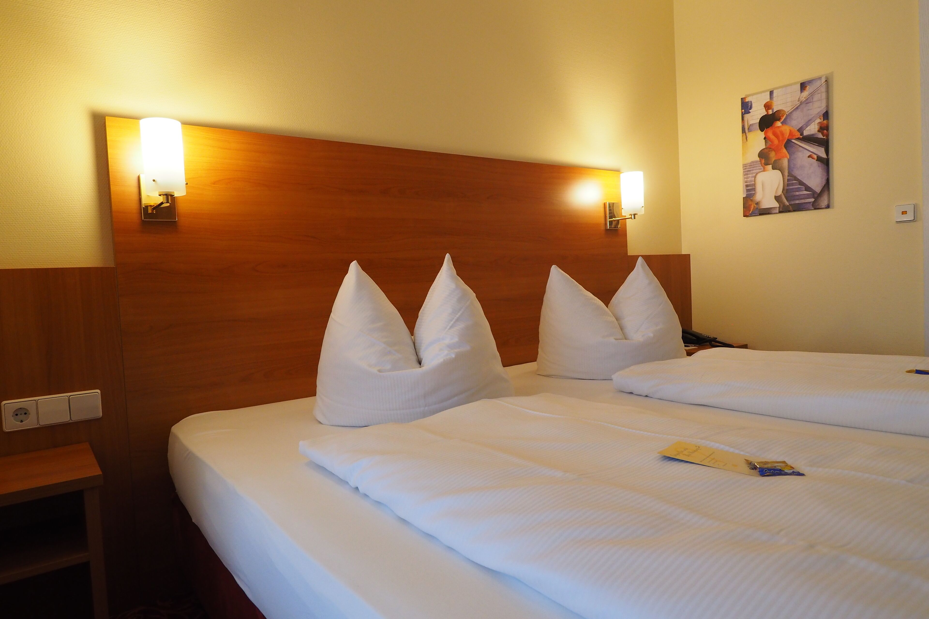 comfort double room | hypo-allergenic bedding, in-room safe, desk, blackout curtains