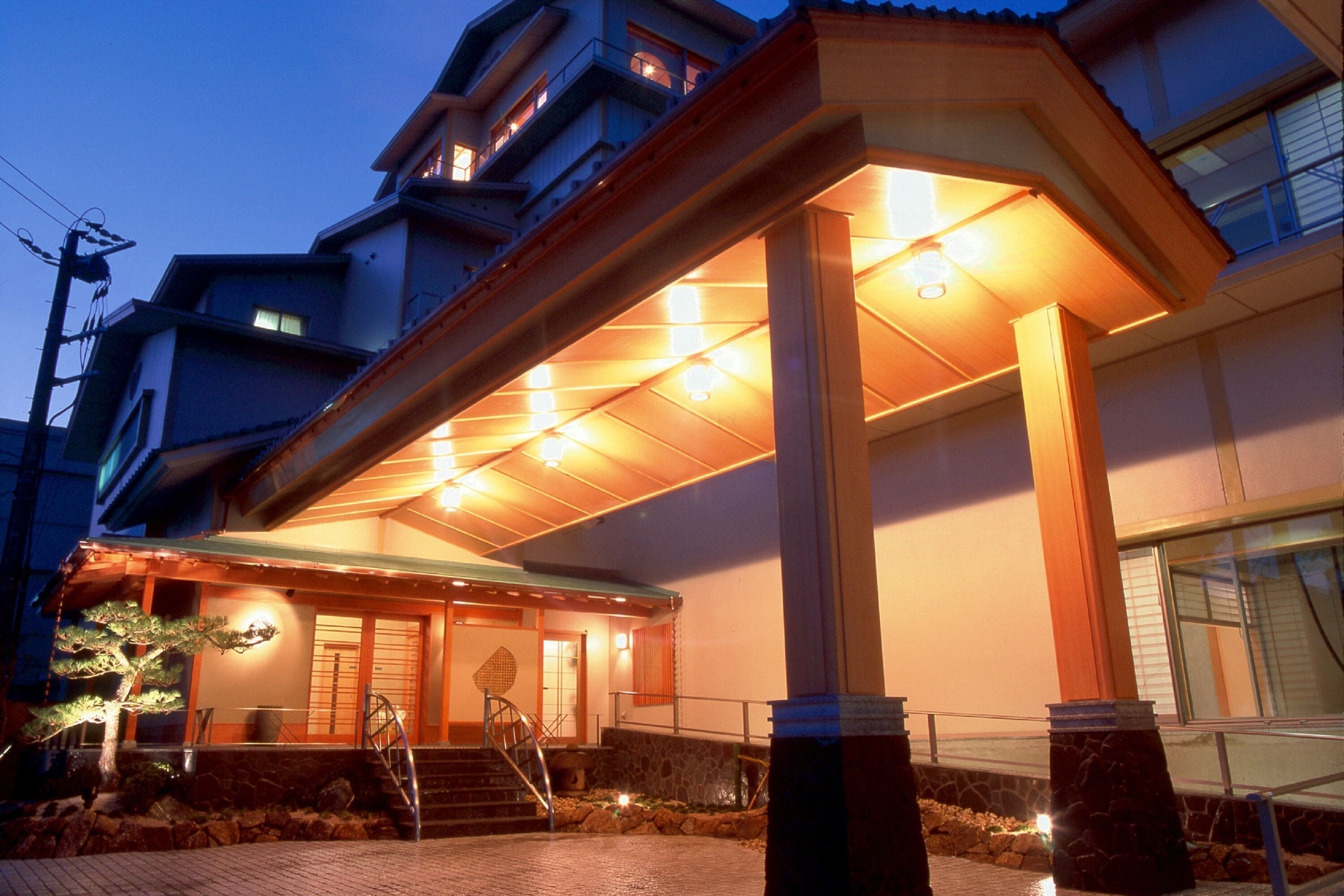 Front of property - evening/night