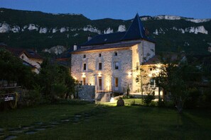 Front of property - evening/night