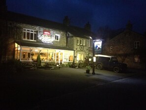 Front of property – evening/night