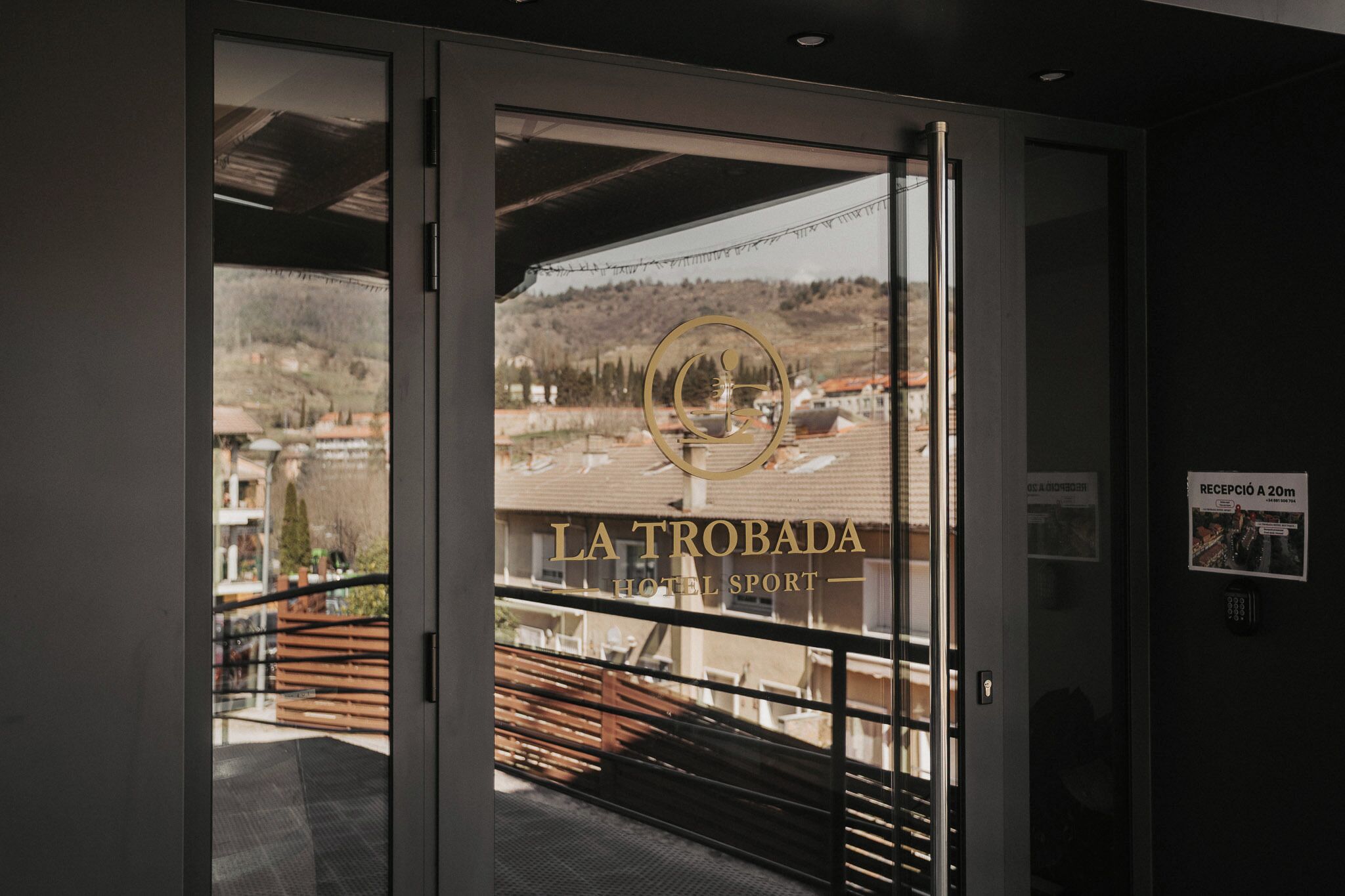 Voorkant van accommodatie