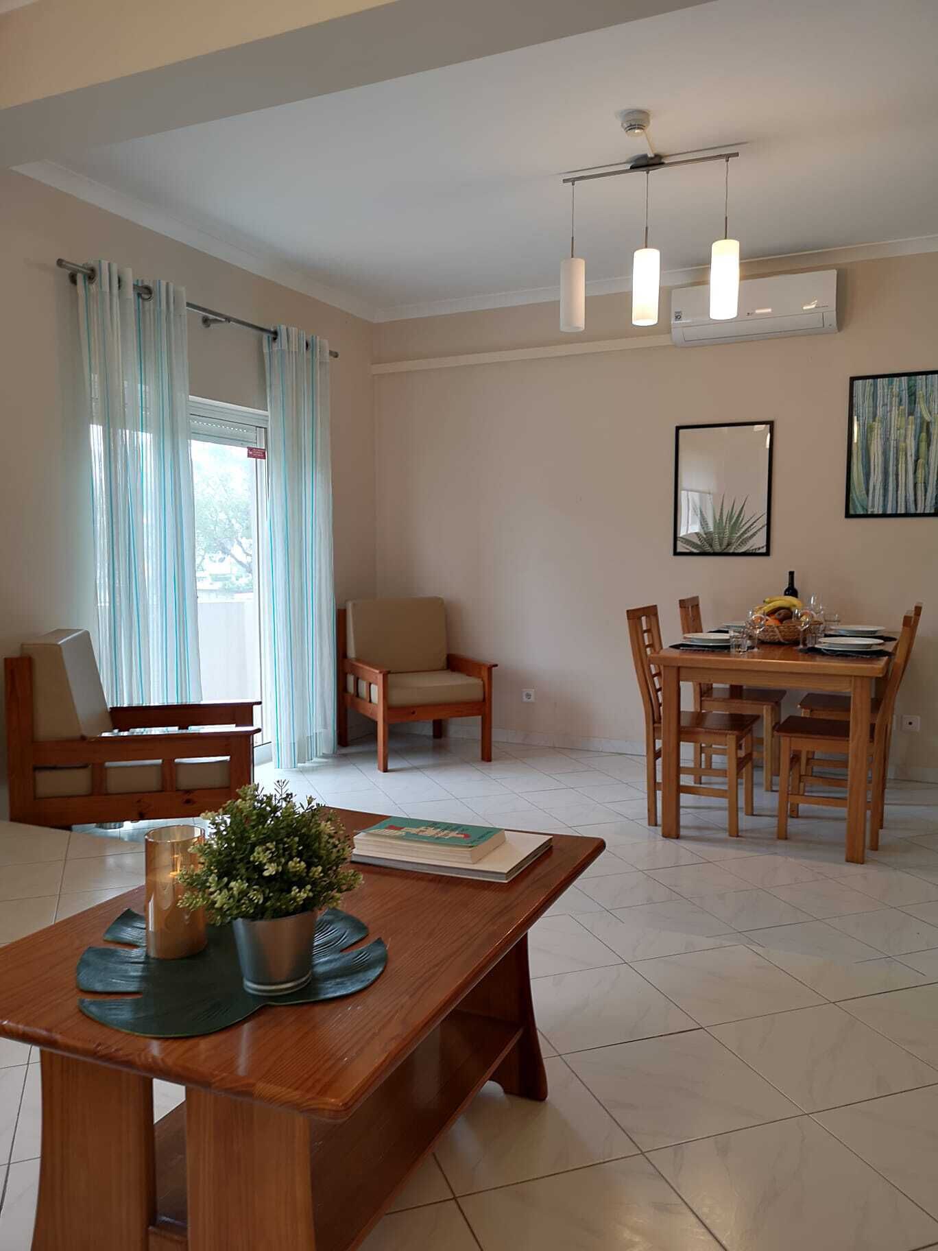 Apartment, 1 Bedroom | Living area | Flat-screen TV, table tennis