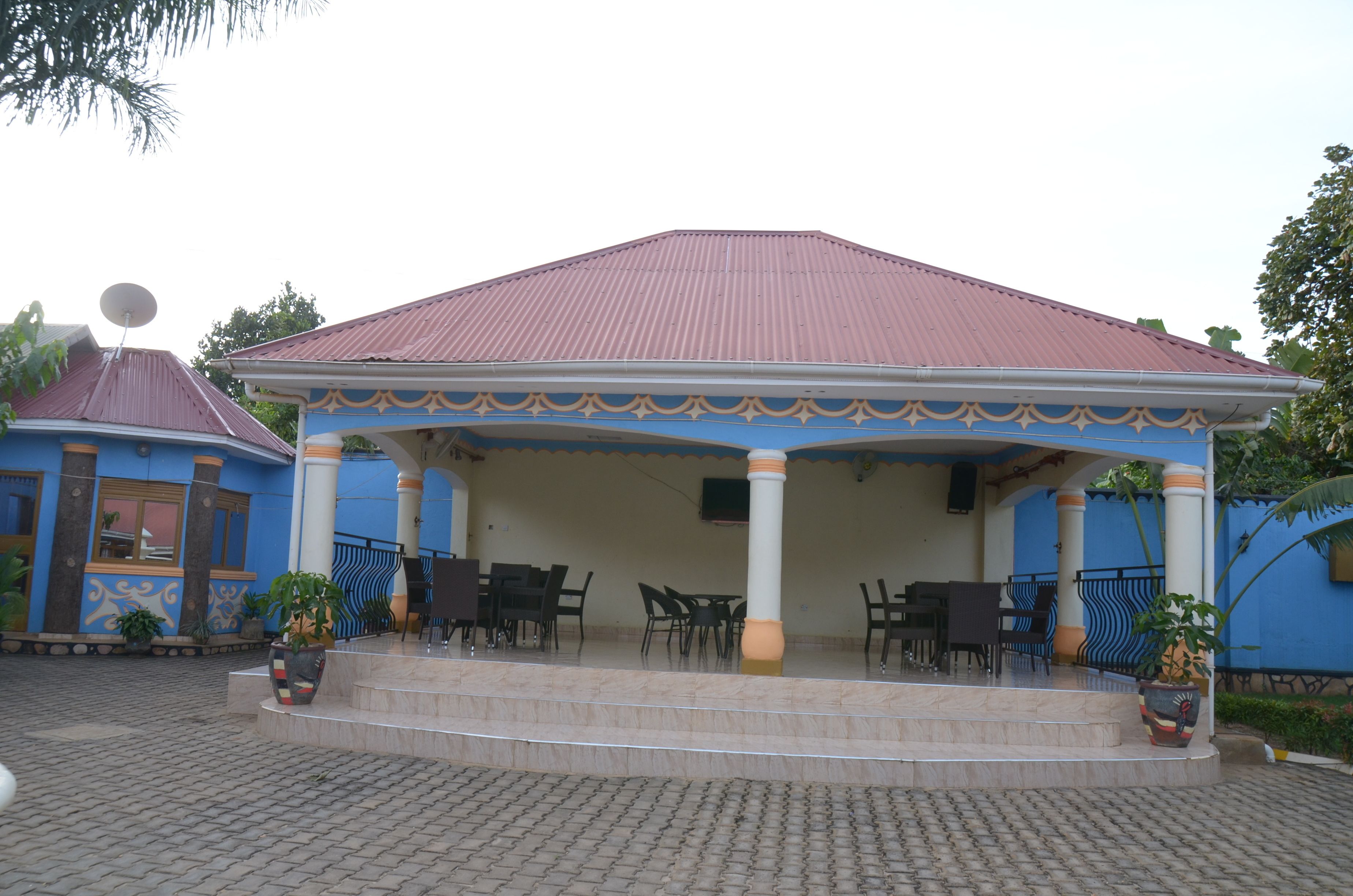 Blick von der Unterkunft