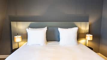 Pillowtop beds, minibar, in-room safe, desk