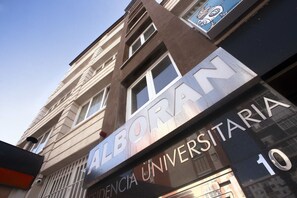 Majoituspaikan sisäänkäynti