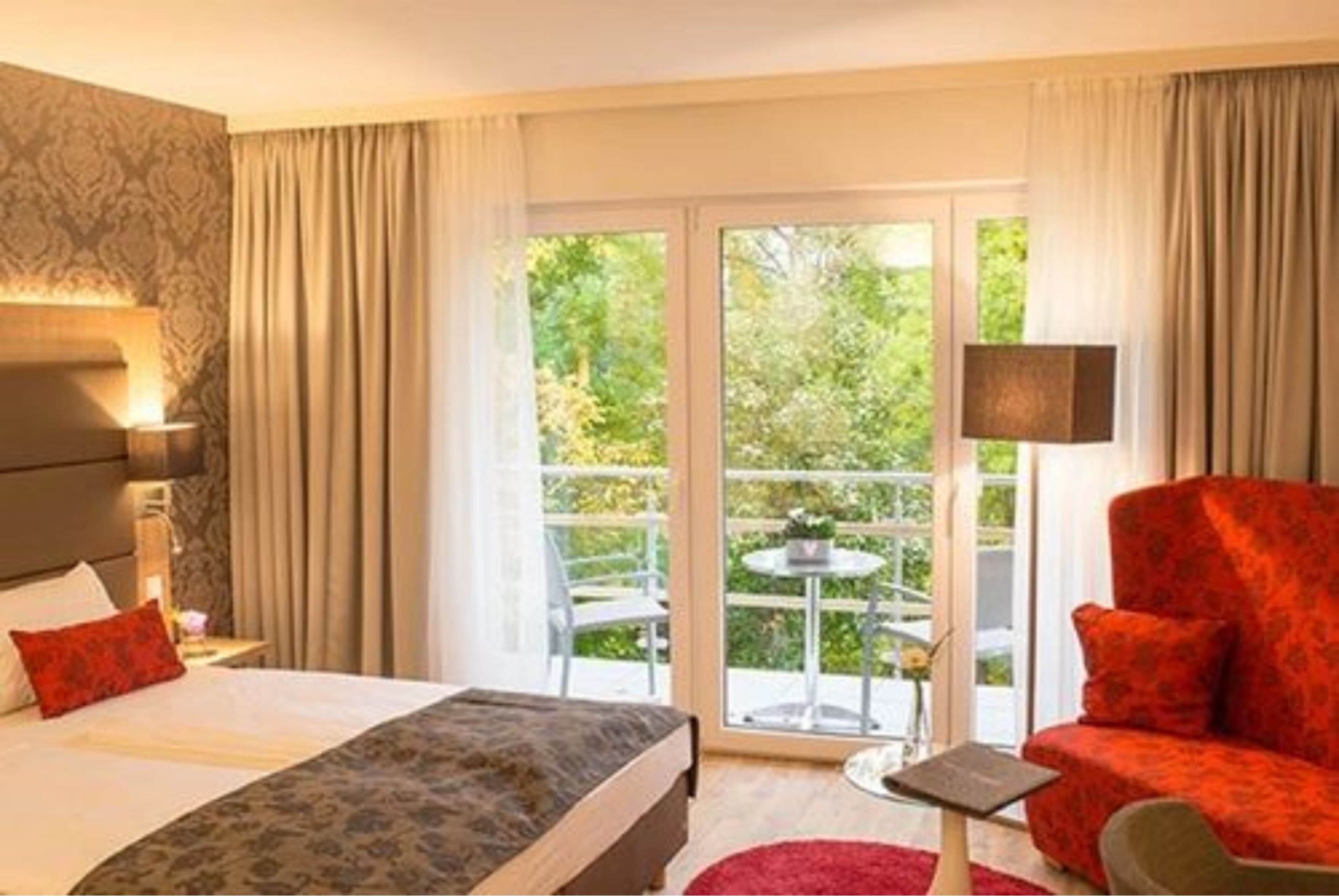 comfort double room | in-room safe, desk, blackout curtains, soundproofing