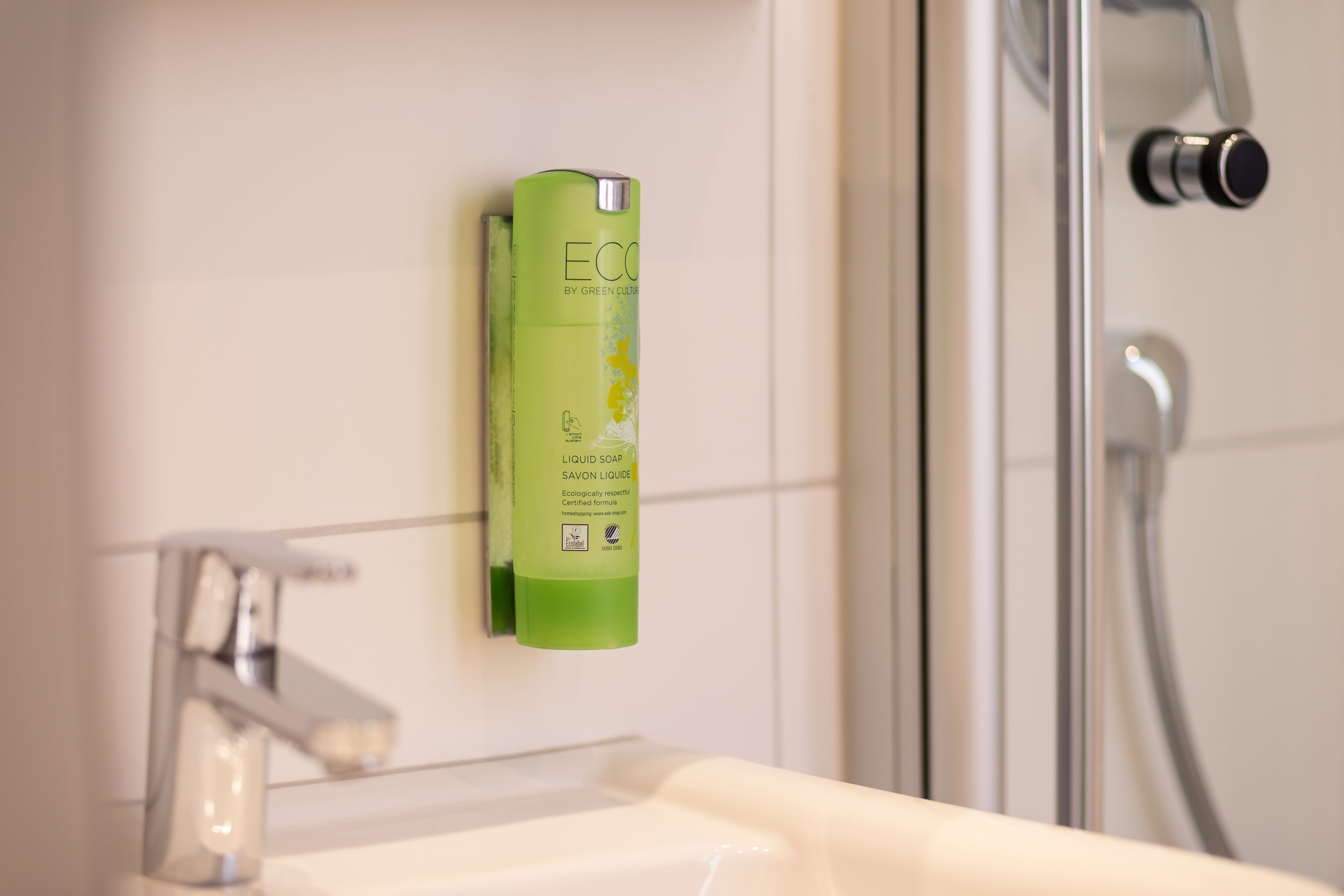 comfort double room | bathroom | hair dryer, towels