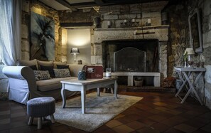 Coin salon dans le hall