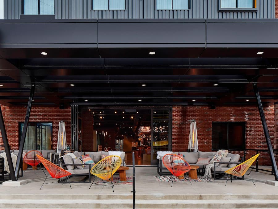 Vue depuis l’hébergement