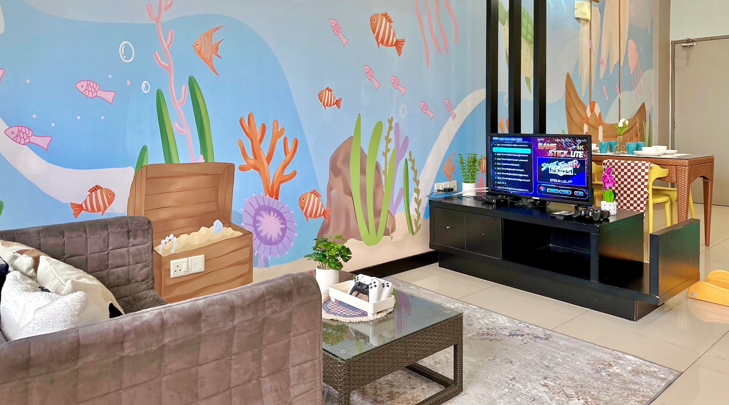 家庭公寓, 2 間臥室 | 客廳 | 電視