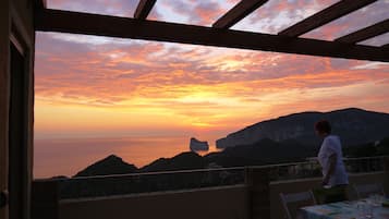 Uitzicht vanuit accommodatie