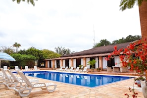 Indoor pool, outdoor pool