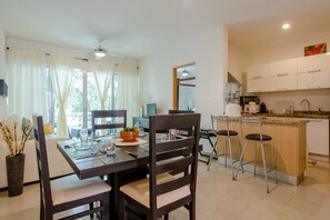 Opções para refeição no quarto