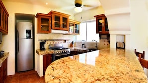 Signature Villa, Private Pool, Partial Ocean View | Private kitchen | Coffee/tea maker, fridge, microwave, oven - Mar y Sol Villa by ChezPlaya (Playa del Carmen)